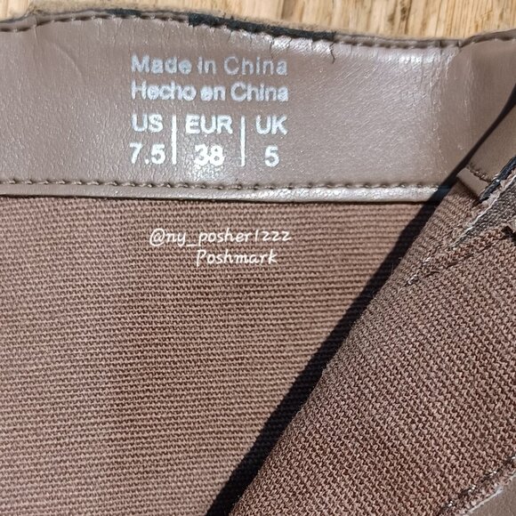 ＡＬＤＯ Tan Fringe Suede Booties - Picture 7 of 8